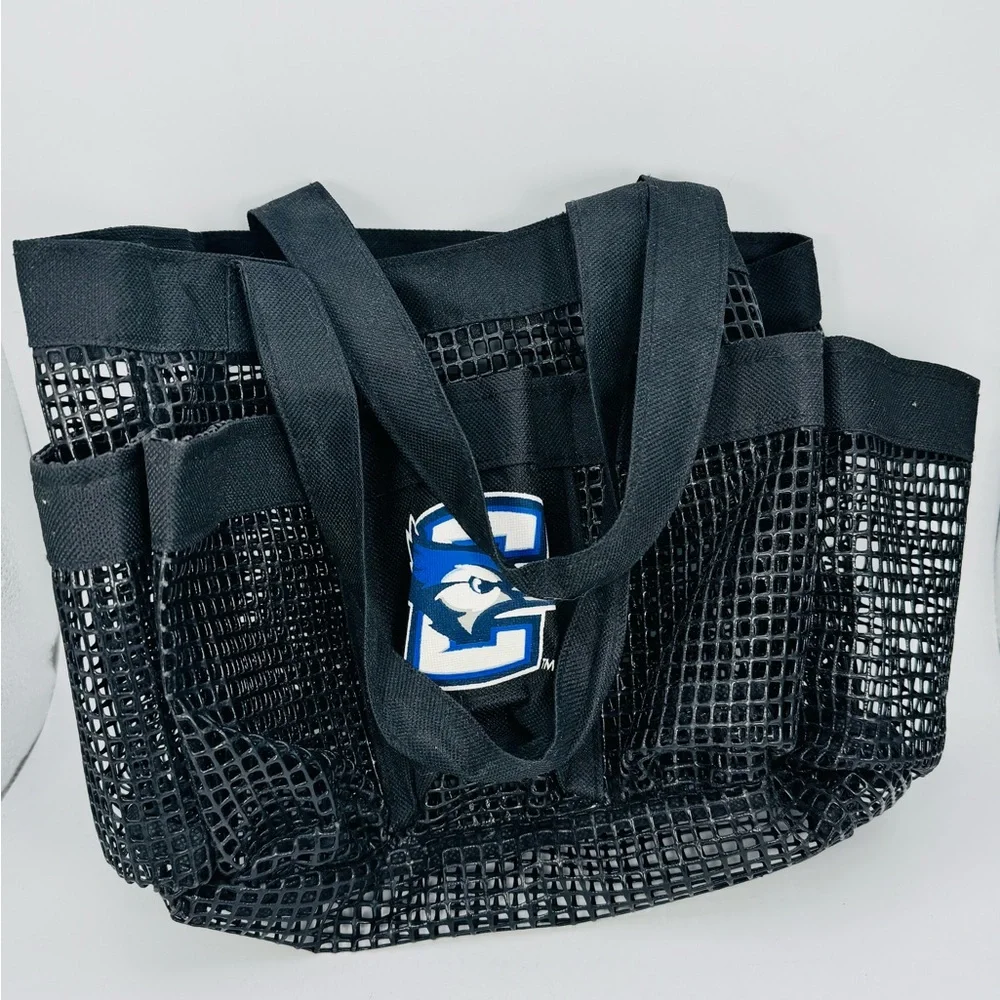 Creighton Blue Jays College Licensed Team Shower Caddy Plastic Mesh Black 14”